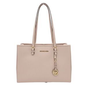 NWT MICHAEL Michael Kors Jet Set Triple Compartment Saffiano Leather Tote Bag